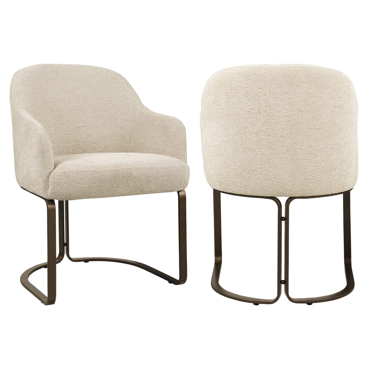 Richmond Interiors Dining Dining chair Hadley natural boldweave fire retardant House of Isabella UK