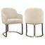Richmond Interiors Dining Dining chair Hadley natural boldweave fire retardant House of Isabella UK
