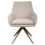 Richmond Interiors Dining Dining chair Lisonne cayenne brown swivel fire retardant House of Isabella UK