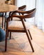 Richmond Interiors Dining Dining chair Mihara mocca fancy fire retardant House of Isabella UK