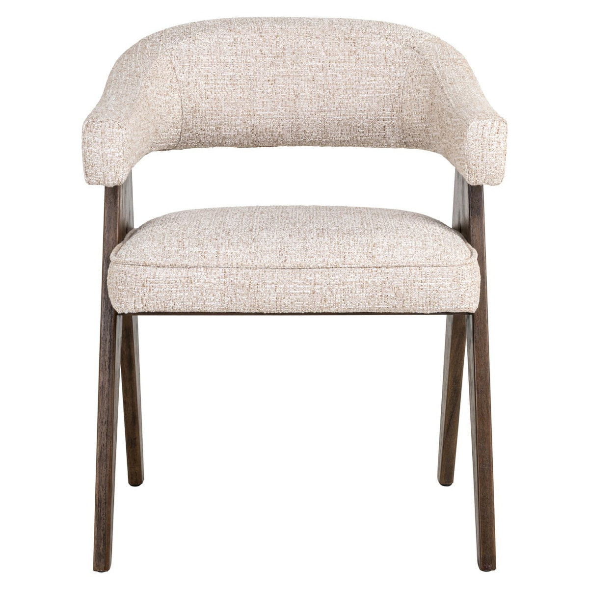 Richmond Interiors Dining Dining chair Mori cream tweed fire retardant House of Isabella UK