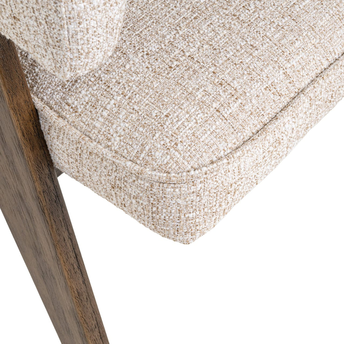 Richmond Interiors Dining Dining chair Mori cream tweed fire retardant House of Isabella UK