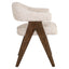 Richmond Interiors Dining Dining chair Mori cream tweed fire retardant House of Isabella UK