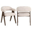 Richmond Interiors Dining Dining chair Mori cream tweed fire retardant House of Isabella UK