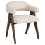 Richmond Interiors Dining Dining chair Mori cream tweed fire retardant House of Isabella UK