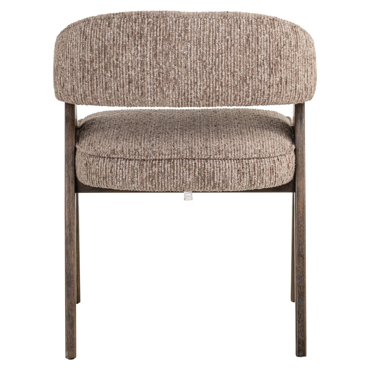Richmond Interiors Dining Dining chair Mori mocca linear fire retardant House of Isabella UK