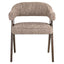 Richmond Interiors Dining Dining chair Mori mocca linear fire retardant House of Isabella UK
