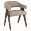 Richmond Interiors Dining Dining chair Mori mocca linear fire retardant House of Isabella UK