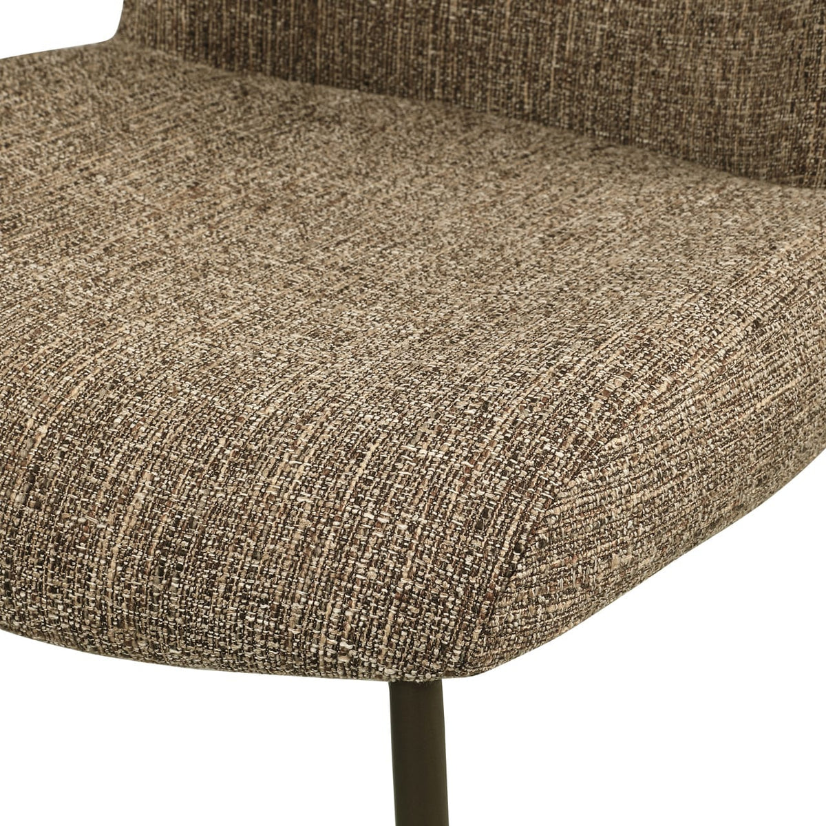 Richmond Interiors Dining Dining chair Odarby brown tweed fire retardant (Set of 2) House of Isabella UK