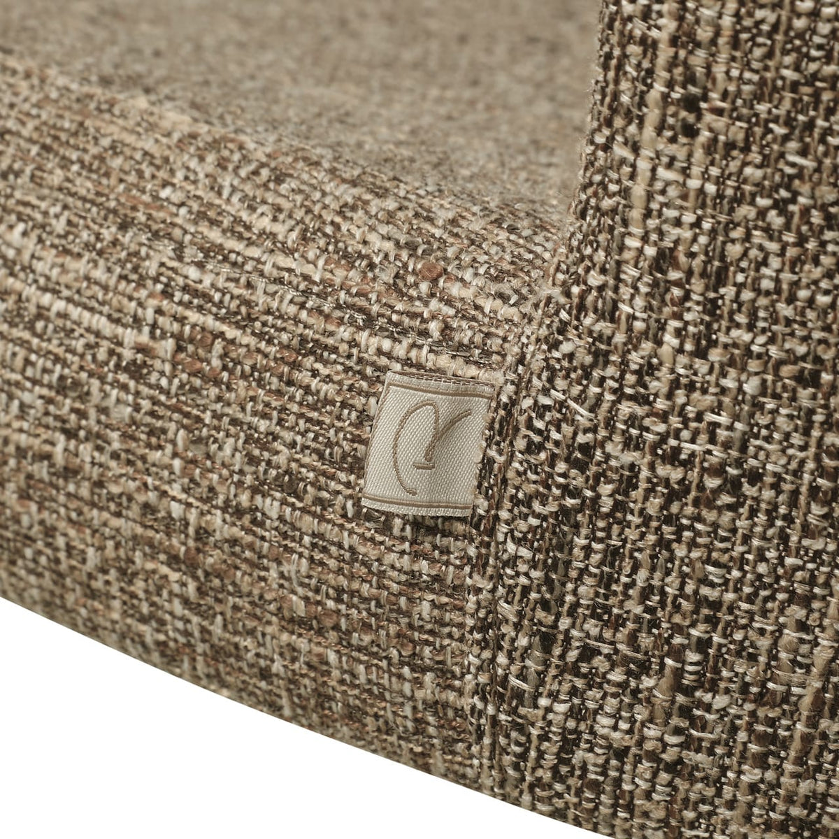 Richmond Interiors Dining Dining chair Odarby brown tweed fire retardant (Set of 2) House of Isabella UK