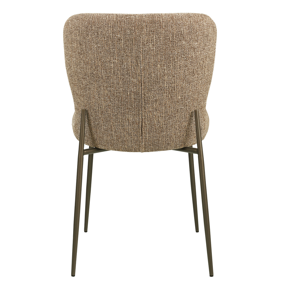 Richmond Interiors Dining Dining chair Odarby brown tweed fire retardant (Set of 2) House of Isabella UK
