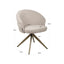 Richmond Interiors Dining Dining chair Zendaya cayenne brown swivel fire retardant House of Isabella UK