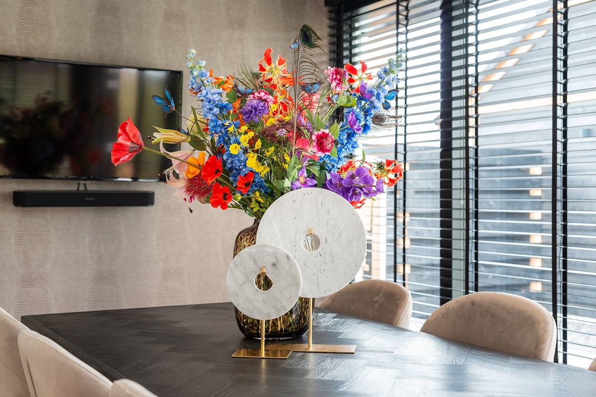 Richmond Interiors Dining Dining table Blackbone brass 220 House of Isabella UK