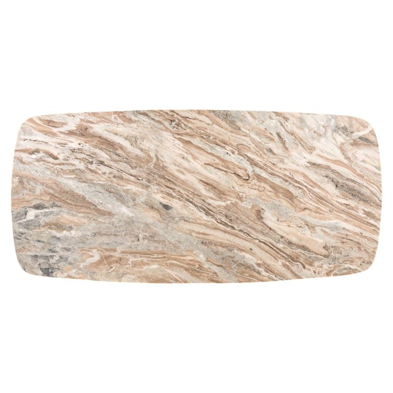 Richmond Interiors Dining Dining table Bottega 220 danish oval (White) House of Isabella UK