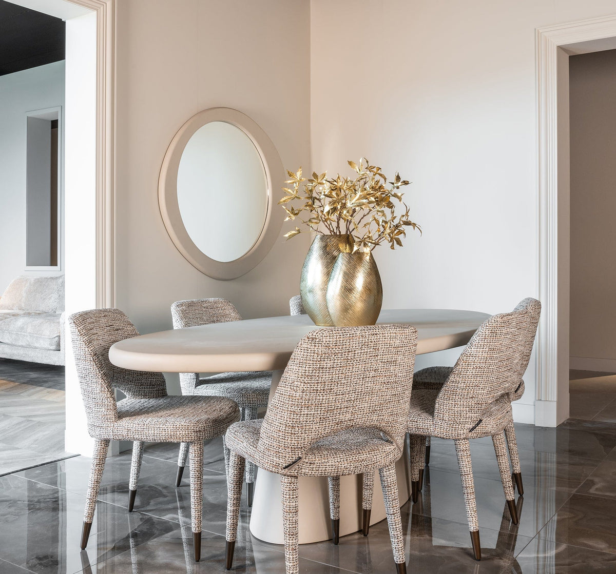 Richmond Interiors Dining Dining table Clayton 220 (Beige) House of Isabella UK