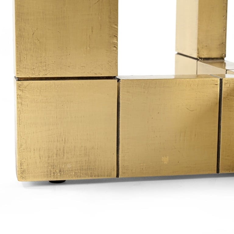 Dining table Collada 130Ø (Black/gold).