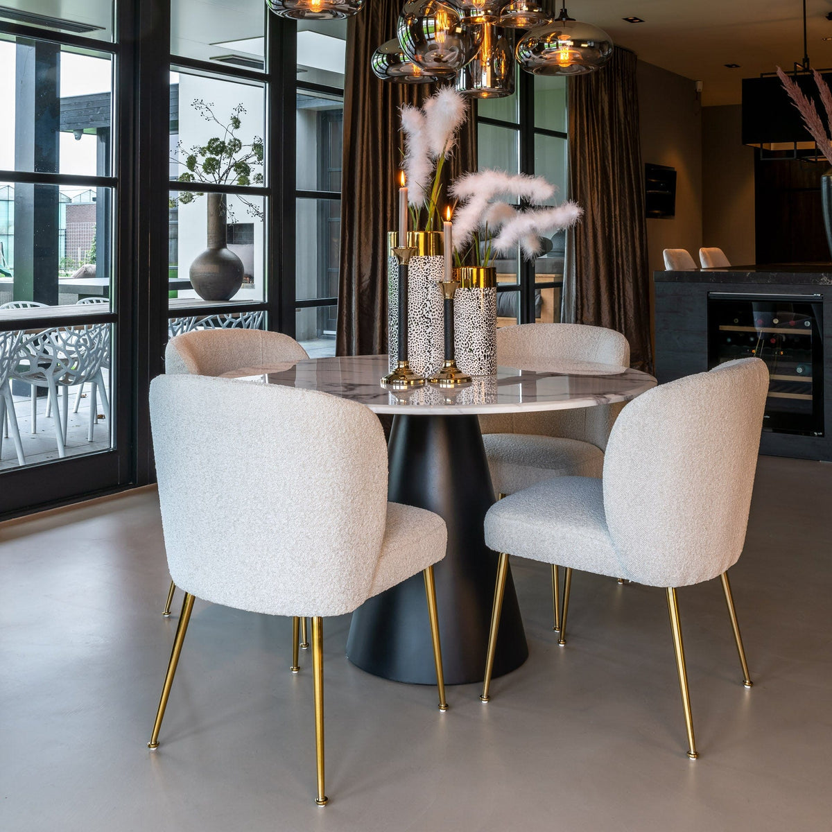 Richmond Interiors Dining Dining table Degas 120Ø House of Isabella UK