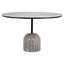 Dining table Duncan 120Ø (White).