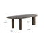 Richmond Interiors Dining Dining table Ellington brown 230 House of Isabella UK