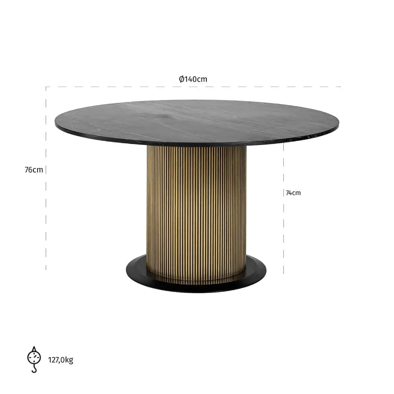 Dining table Ironville Ø140.