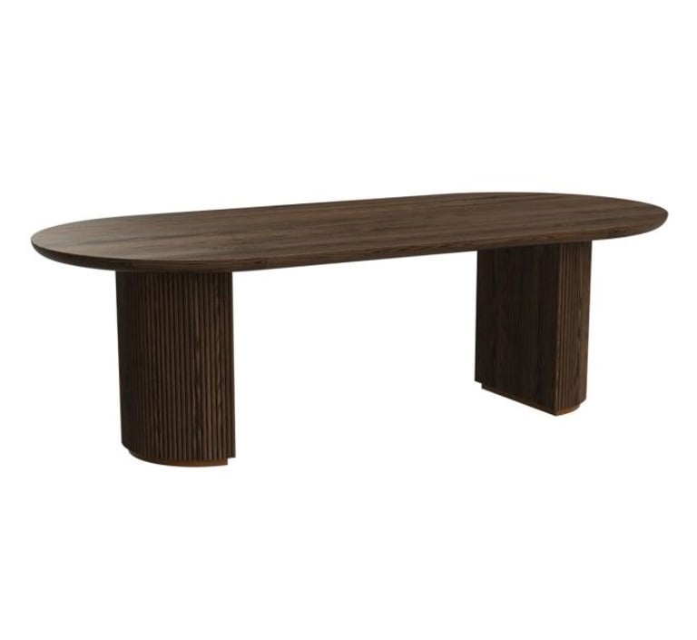 Dining table Kingston 240 brown (Brown).