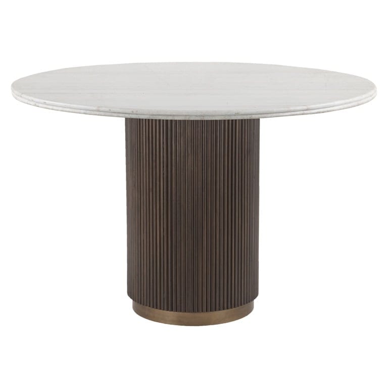 Dining table Mayfield 120Ø (Brown).