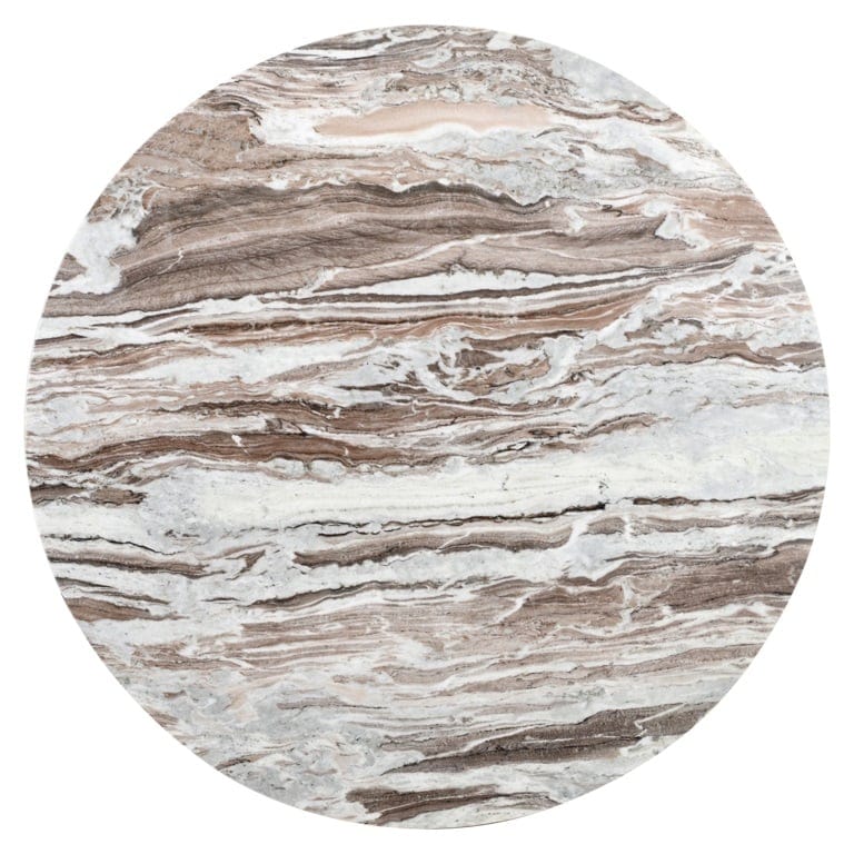 Richmond Interiors Dining Dining table Oberoy 130Ø (Brown) House of Isabella UK