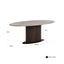 Richmond Interiors Dining Dining table Rasford dark brown oval 200 House of Isabella UK