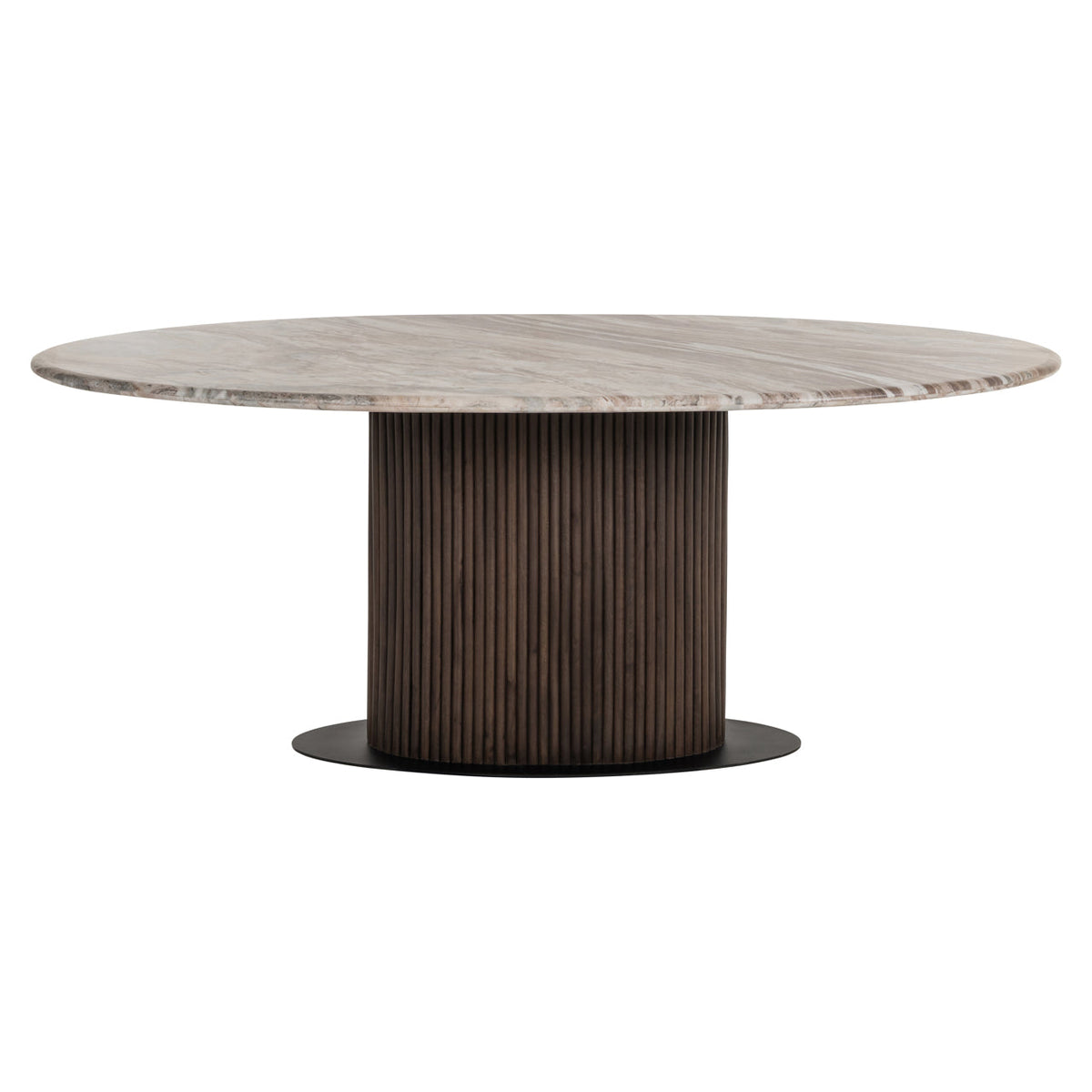 Richmond Interiors Dining Dining table Rasford dark brown oval 200 House of Isabella UK