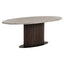 Richmond Interiors Dining Dining table Rasford dark brown oval 200 House of Isabella UK