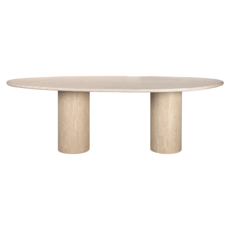 Richmond Interiors Dining Dining table Renaissance organic italian travertine (Beige) House of Isabella UK