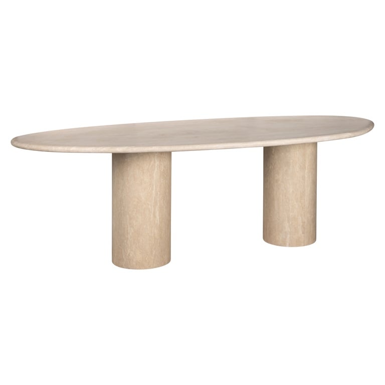 Richmond Interiors Dining Dining table Renaissance organic italian travertine (Beige) House of Isabella UK