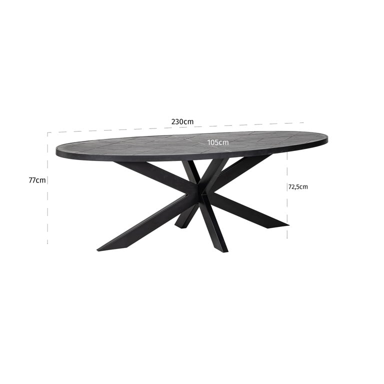 Dining table Scotch 230 oval.