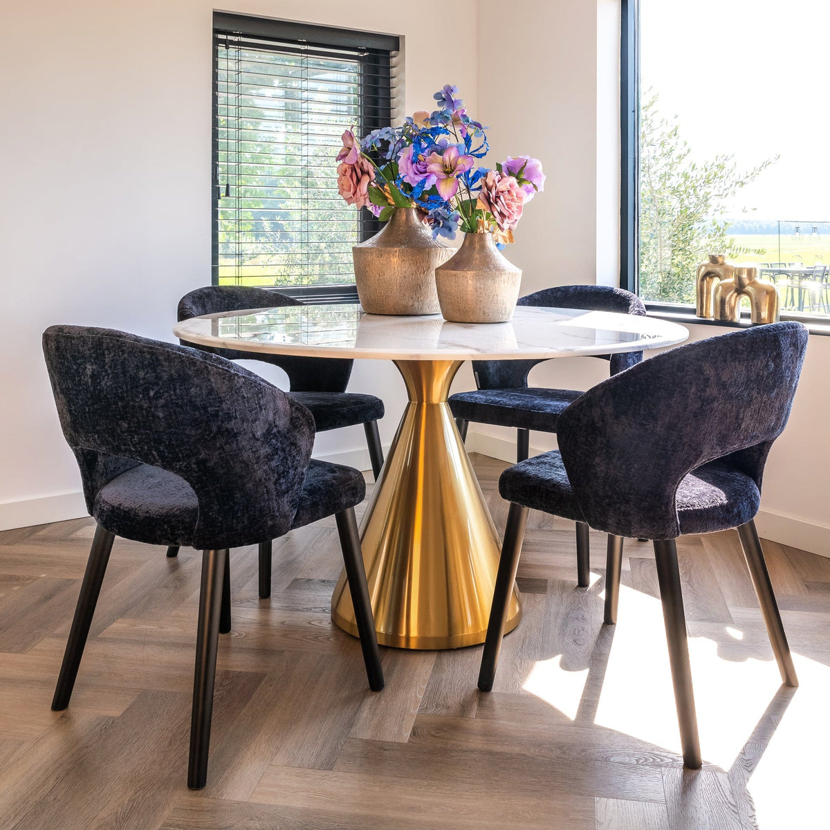 Richmond Interiors Dining Dining table Tenille 130Ø House of Isabella UK