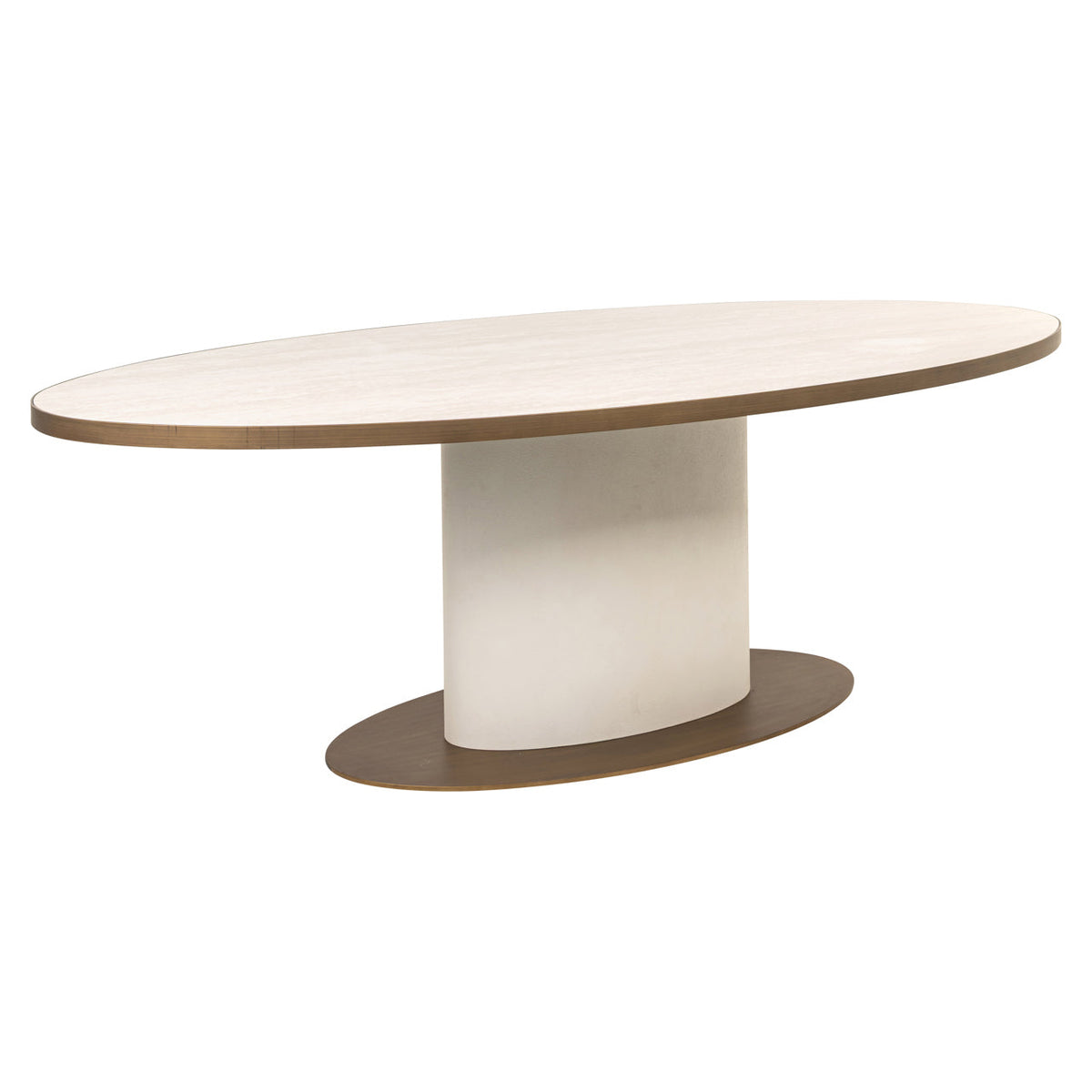 Richmond Interiors Dining Dining table Tivoli white oval 230 House of Isabella UK