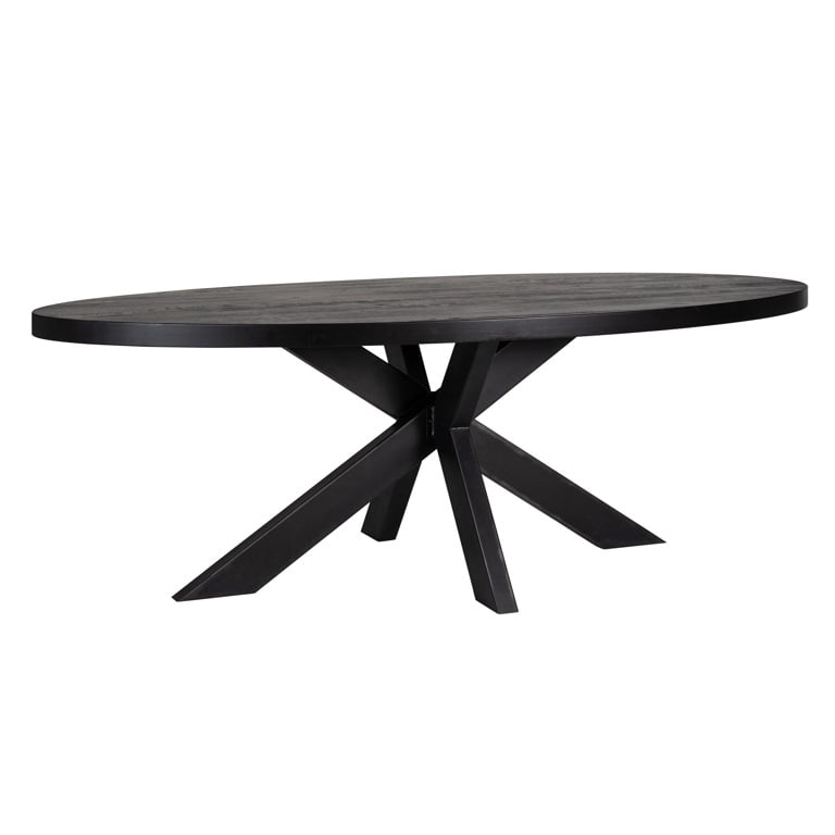 Richmond Interiors Dining Dining table Watson black 235 incl. spider leg black (Black) House of Isabella UK
