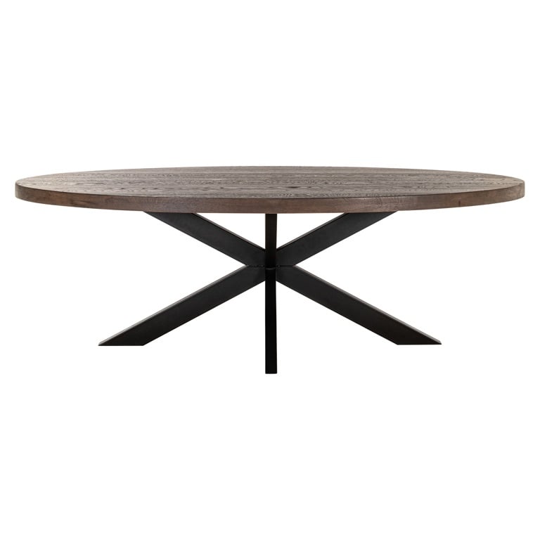 Richmond Interiors Dining Dining table Watson brown 235 incl. spider leg black (Dark brown) House of Isabella UK