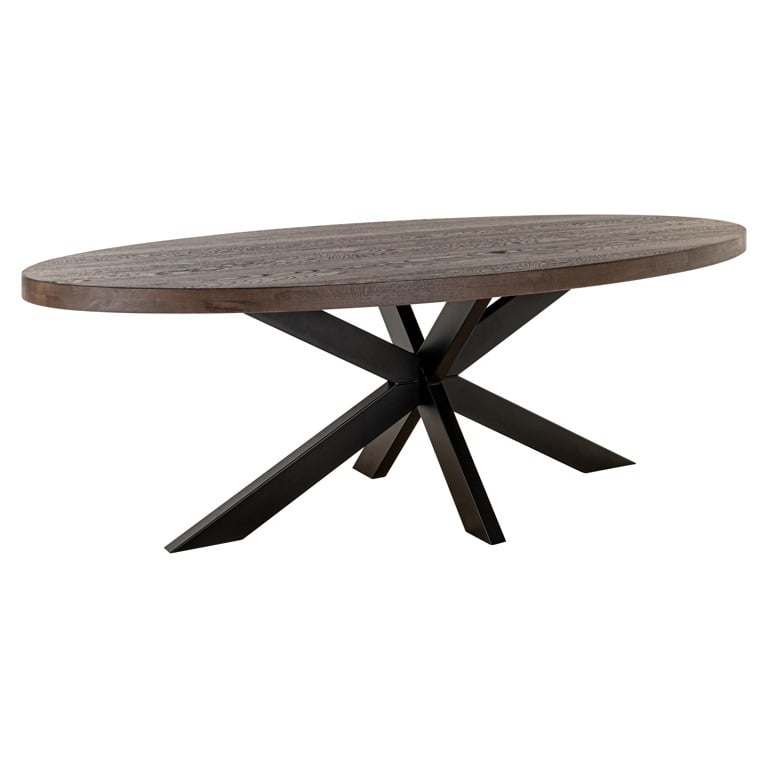 Richmond Interiors Dining Dining table Watson brown 235 incl. spider leg black (Dark brown) House of Isabella UK