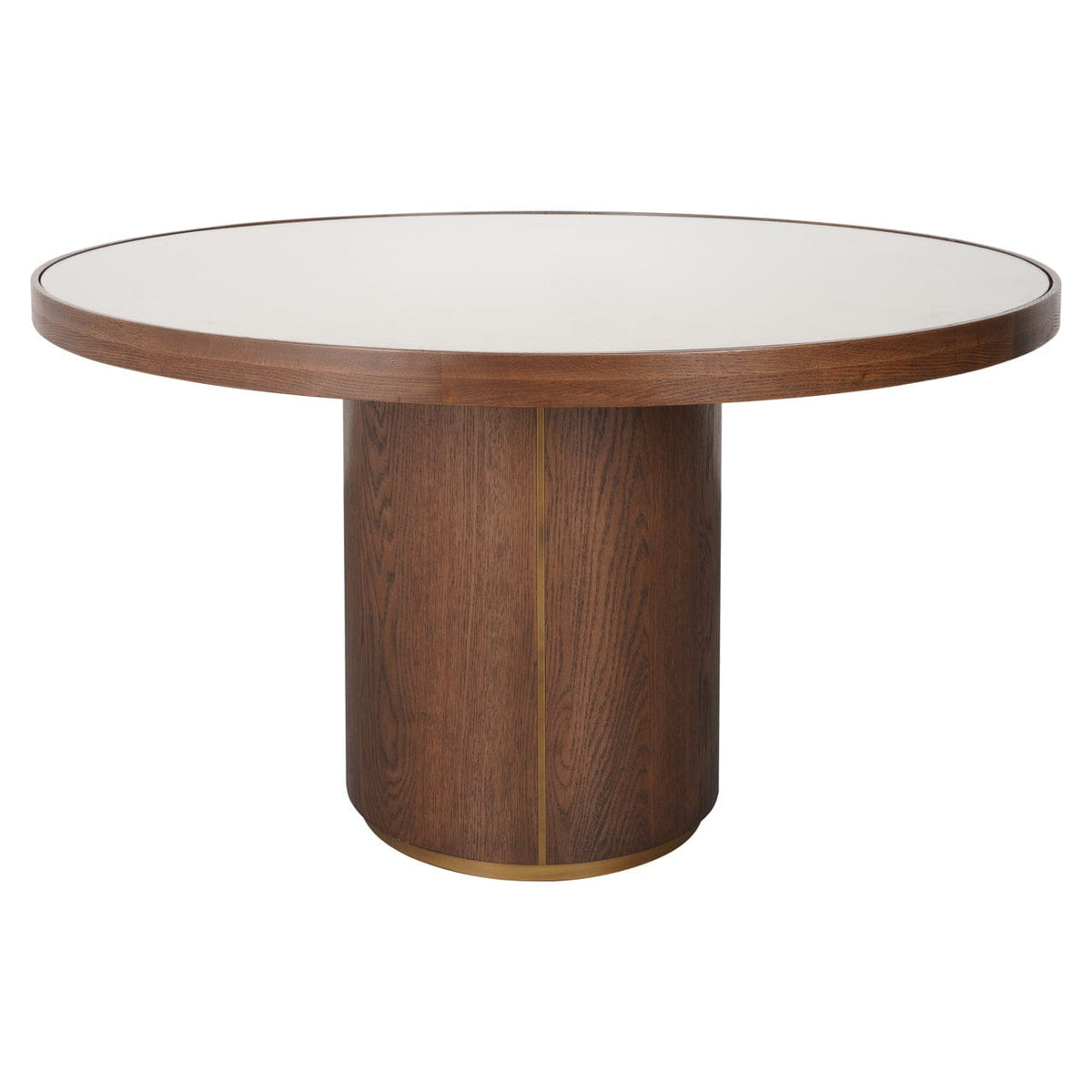 Richmond Interiors Dining Dining table Willox brown 130 including glass House of Isabella UK