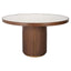 Richmond Interiors Dining Dining table Willox brown 130 including glass House of Isabella UK