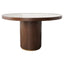 Richmond Interiors Dining Dining table Willox brown 130 including glass House of Isabella UK