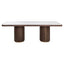 Richmond Interiors Dining Dining table Willox brown 235 including glass House of Isabella UK
