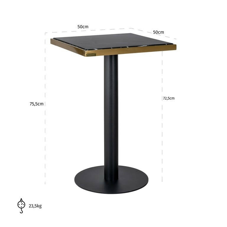 Dining table Zenza (Black).