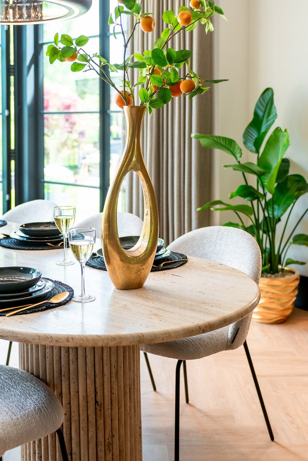 Richmond Interiors Dining La Cantera oval dining table 240 House of Isabella UK