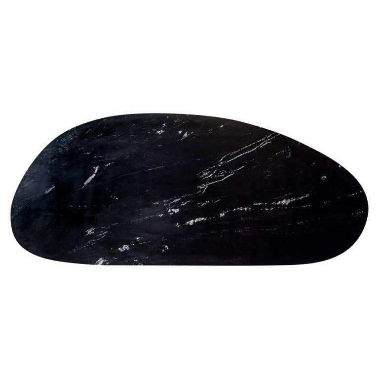 Trocadero black marble dining table.