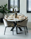 Richmond Interiors Dining Trocadero white marble dining table House of Isabella UK