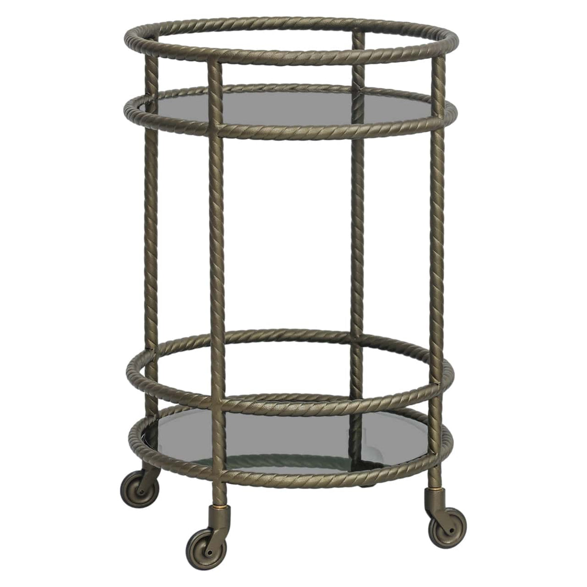 Richmond Interiors Dining Trolley Macallan brass antique House of Isabella UK
