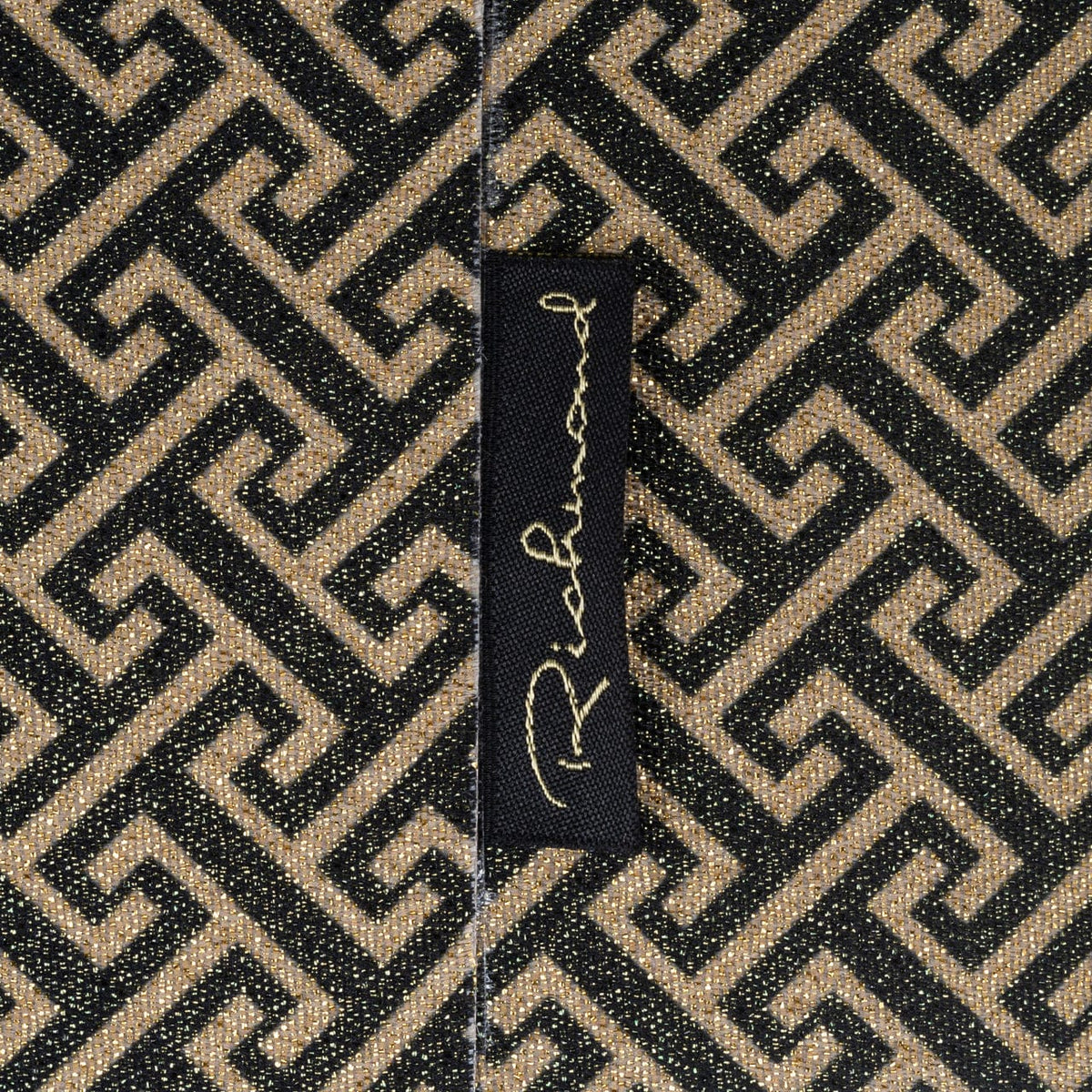 Richmond Interiors Lamp Shades Lampshade Geo black rectangular House of Isabella UK