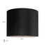 Richmond Interiors Lamp Shades Lampshade Maddy black 50Ø House of Isabella UK