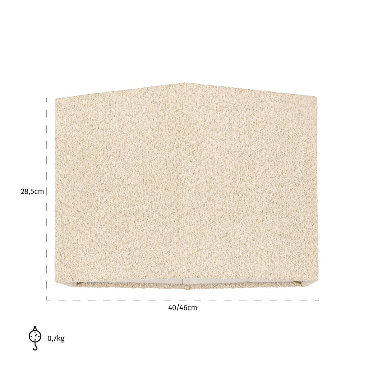 Richmond Interiors Lamp Shades Lampshade Miley beige hexagonal House of Isabella UK